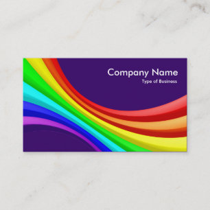 Carte De Visite Courbe spectrale 3d - Purple profond 330066