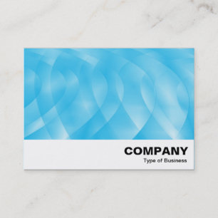 Carte De Visite Courbes bleues