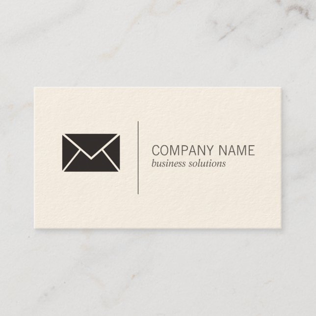 Carte De Visite Courrier | Entreprise (Devant)