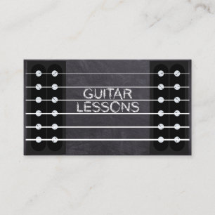 Carte De Visite Cours de Guitare Professeur de Musique Enseignant 