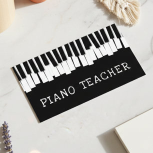 Carte De Visite Cours particuliers de piano