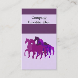 Carte De Visite Course de chevaux