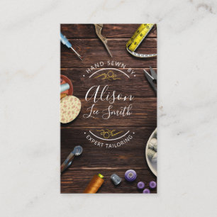 Carte de visite cousu main pour le port de mer ou 