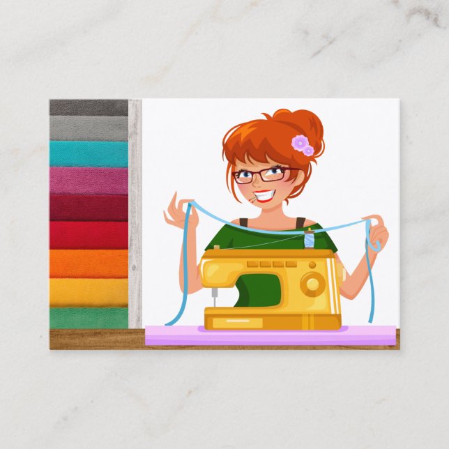 Carte De Visite Couture / Coiffure / Mode - SRF (Devant)