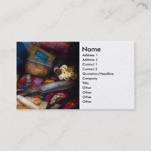 Carte De Visite Couture - consacrant à la couture