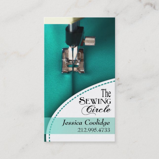 Carte De Visite Couture : Couturière, tailleur, concepteur, (Devant)