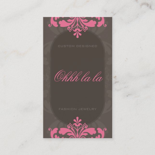 CARTE DE VISITE COUTURE :: culte fleurit 1BP (Devant)