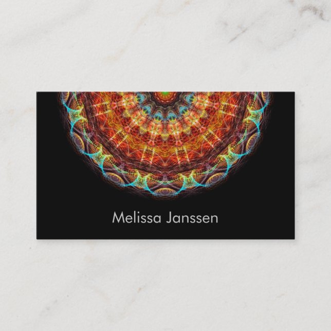 Carte De Visite Couture - Mandala (Devant)