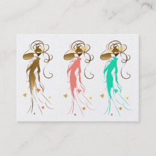 Carte De Visite Couture / Mode / Coiffeuse