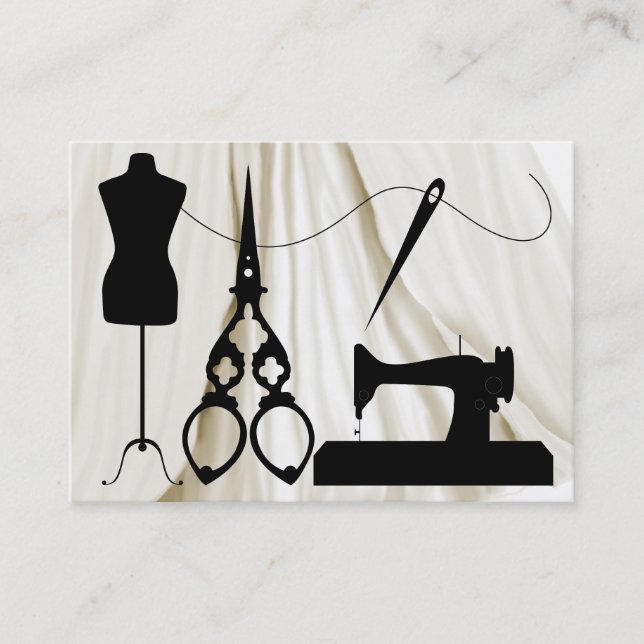Carte De Visite Couture / Mode / Maîtrise - SRF (Devant)