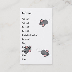 Carte De Visite Couvert En Morceau