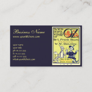 Carte De Visite Couverture d'un ancien livre de "The Wizard of Oz"
