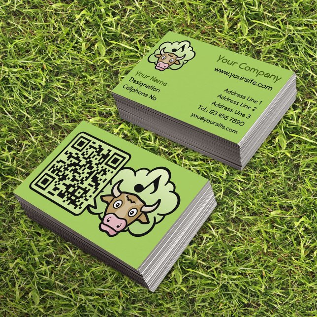 Carte De Visite Cow Methane (Créateur téléchargé)