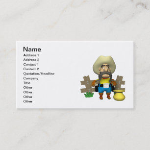 Carte De Visite Cowboy