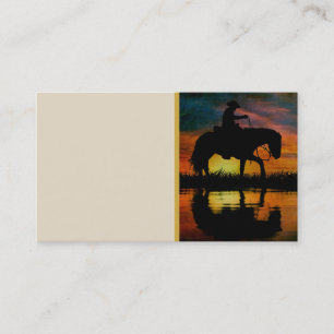 Carte de visite Cowboy