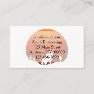 Carte De Visite Cowboy avec cheval Wild West coucher de soleil pay