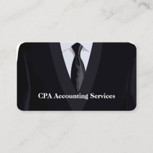 Carte De Visite CPA professionnel moderne Acountant