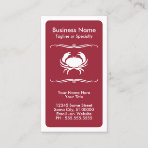 Carte De Visite crabe