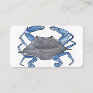 Carte De Visite Crabe bleu