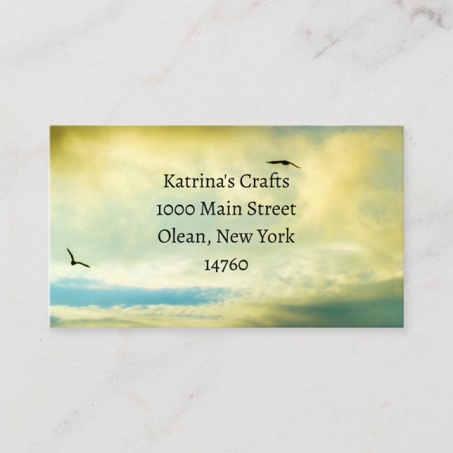 Carte De Visite Craft Seller (Devant)