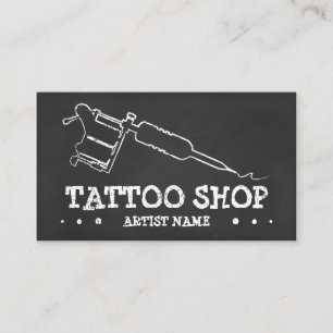 CARTE DE VISITE CRAIE DE TATOUAGE