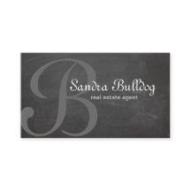 Craie élégante d'immobiliers de monogramme