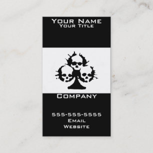 carte de visite crâne