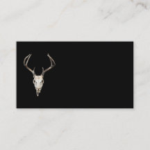 Crâne de cerf en noir | pourvoyeurs | Taxidermiste