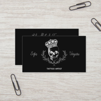 Carte De Visite Crâne royal