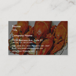 Carte De Visite Crawdads Craytfish d'écrevisses