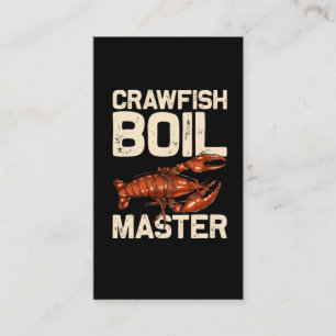 Carte De Visite Crawfish faire bouillir faire cuire Humour Fruits