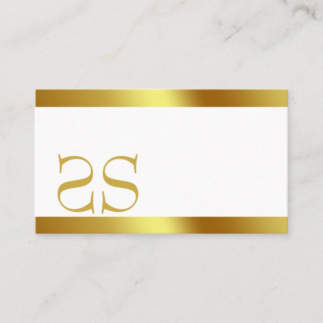 CARTE DE VISITE CREAM LINEN (Devant)