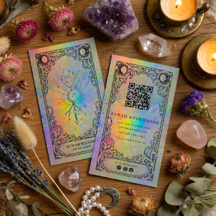 Carte De Visite Créateur de Bijoux   Céleste Holographique