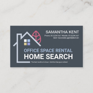 Carte De Visite Créative Building Home Paysage Realtor