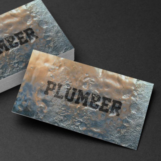 Carte De Visite Creative Froid Plumber Professional (Créateur téléchargé)