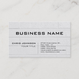 Carte De Visite Creative Grey Wall tendance Stylish Consultant