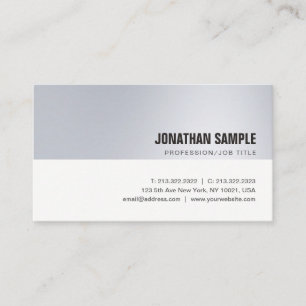 Carte De Visite Créative moderne tendance minimaliste professionne