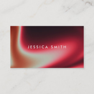 Carte De Visite Creative Red Ombre unique