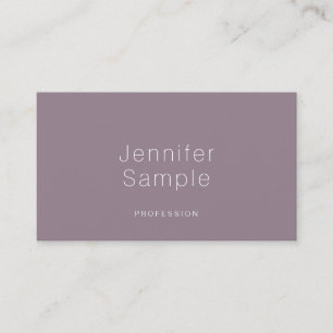 Carte De Visite Créative Sleek Moderne Plain Luxe Professionnel