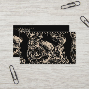 Carte De Visite Créature Mythologique Griffin Ou Griffin
