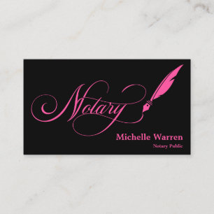 Carte De Visite crédit plume notaire signature entreprise turquois