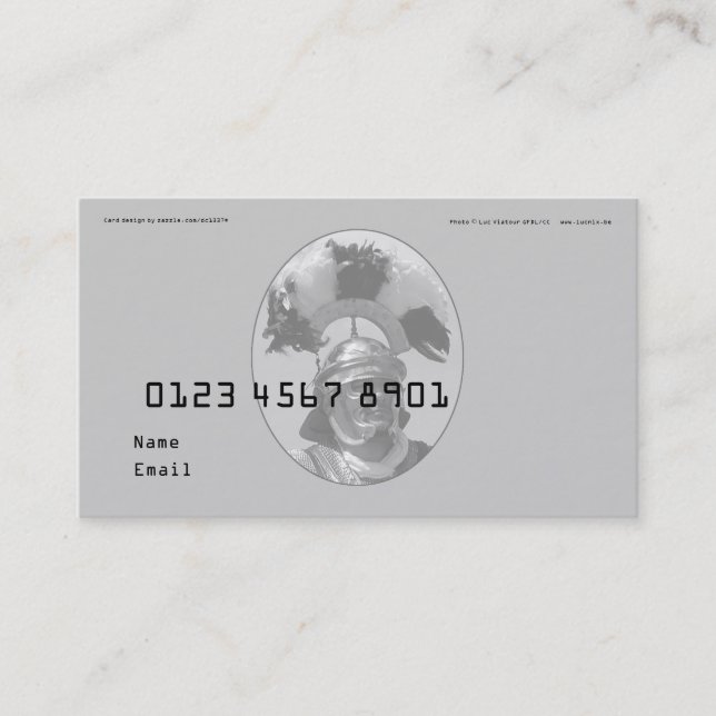 Carte De Visite Creditcard (Devant)