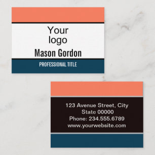 Carte De Visite Créé pour vous, badge design