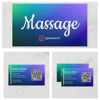Carte De Visite Créer un massage professionnel de la chiropratique