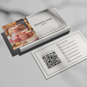 Carte De Visite Créer votre propre boutique de gâteaux de boulange