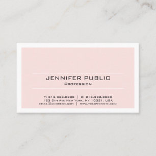 Carte De Visite Créez vos propres rougissent chic professionnel
