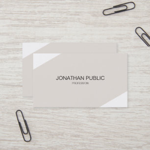 Carte De Visite Créez votre propre consultant moderne et élégan
