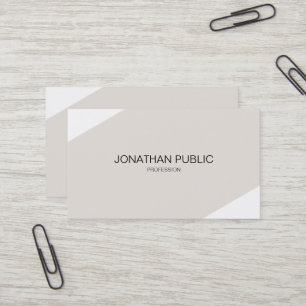 Carte De Visite Créez votre propre consultant moderne et élégant