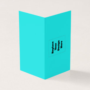 Carte De Visite Créez votre propre cyan