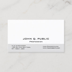 Carte De Visite Créez votre propre élégance professionnelle mod
